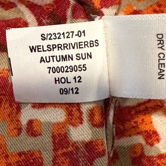 BANANA REPUBLIC HOUNDSTOOTH AUTUMN SUN COLOR 3:4 SLEEEVES, KEYHOLE AT FRONT - Picture 8 of 9